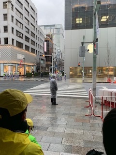 雨の東京マラソン